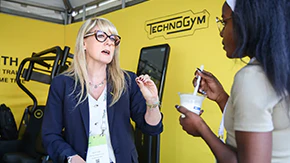 Attendees networking inside the WHX Cape Town