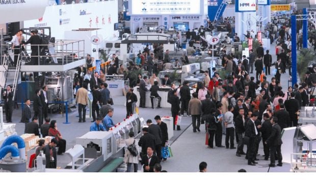 Local visitors and exhibitor