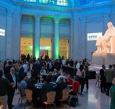 People attending the CPHI americas event