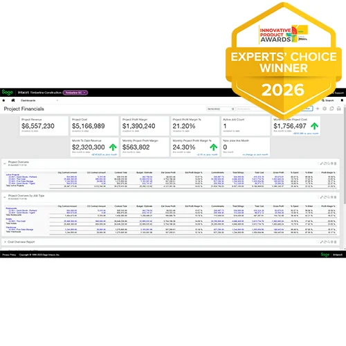 Sage Intacct Construction