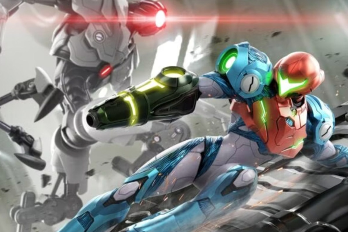 Hunter IV and Samus fight together
