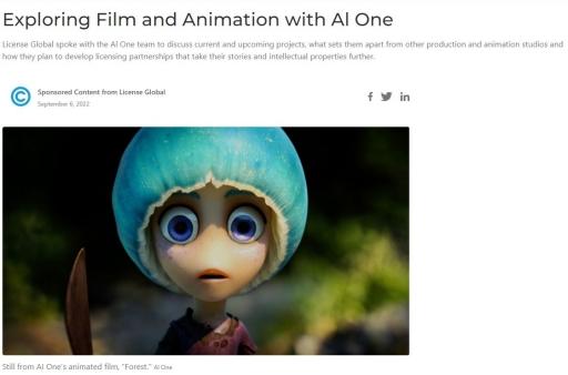 Exploring Film and Animation With Al One