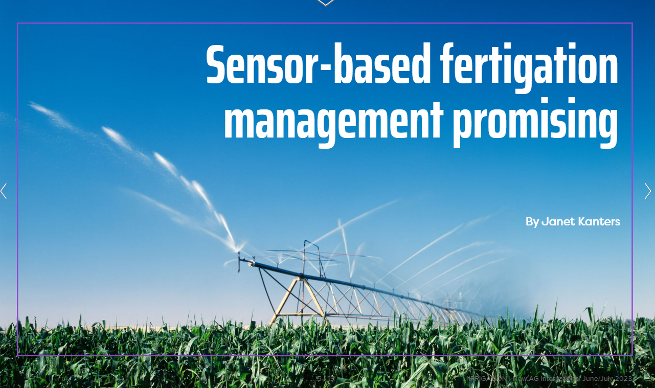 Sensor-based fertigation management promising | Agra Middle East