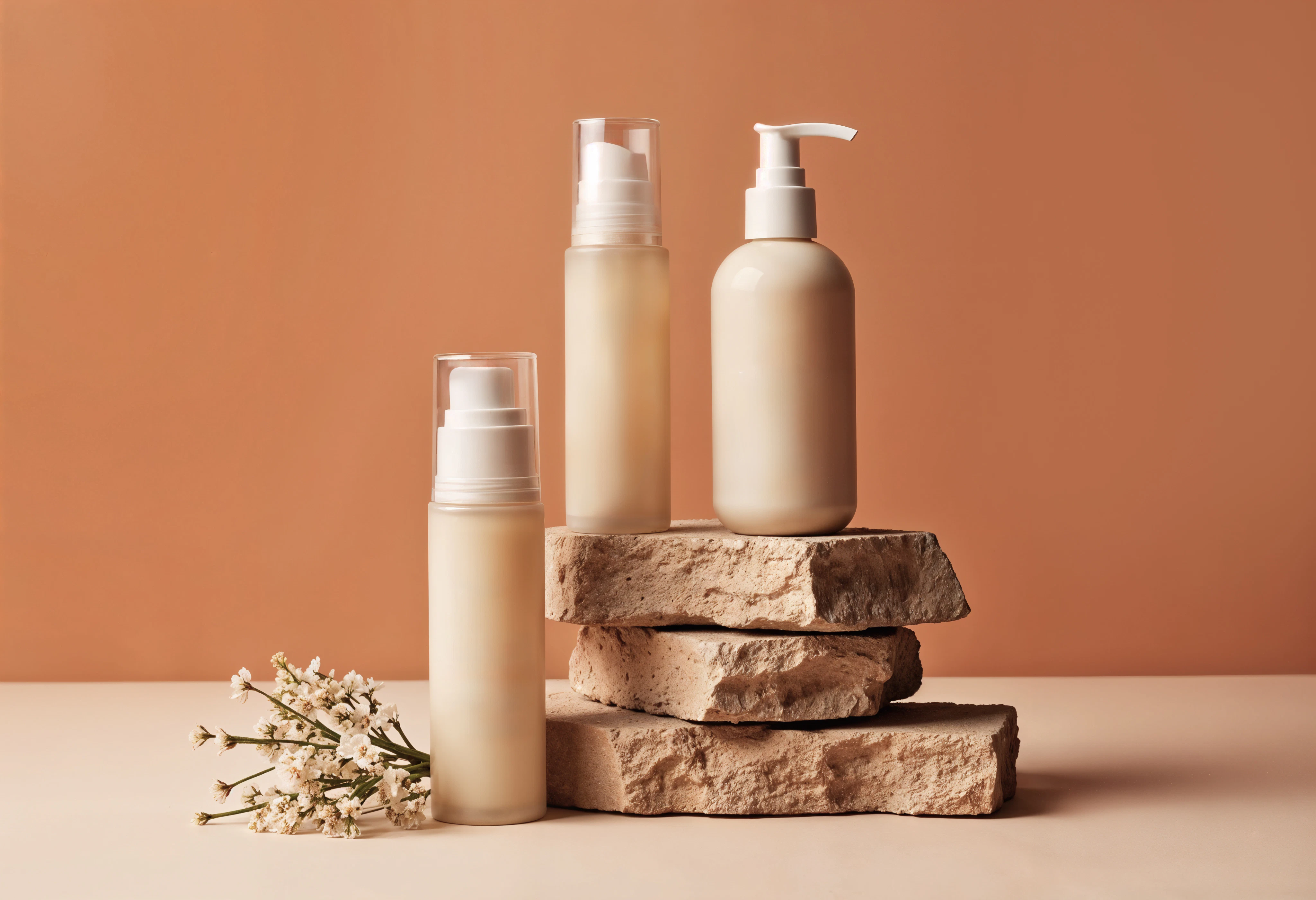 Skincare, including moisturizers, serums, cleansers, and treatments for various skin types