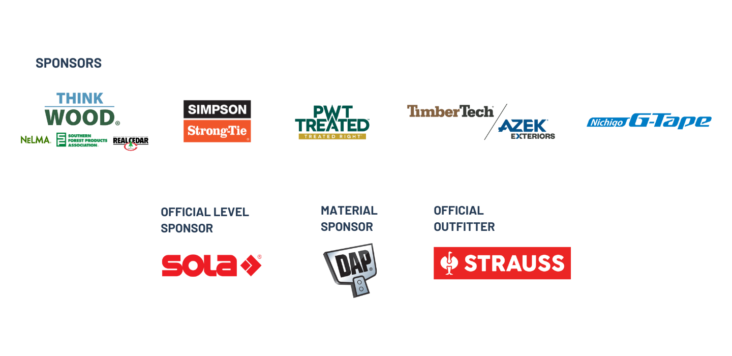 Building Clinic Sponsors