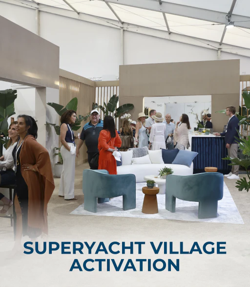 superyacht village activation