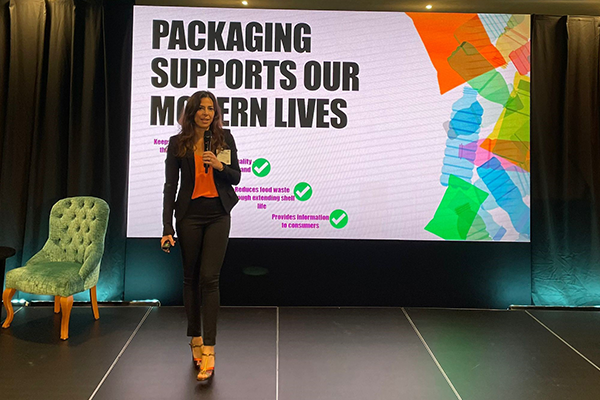 speaking at packaging and waste forum