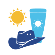 Aconselhamos usar proteção solar