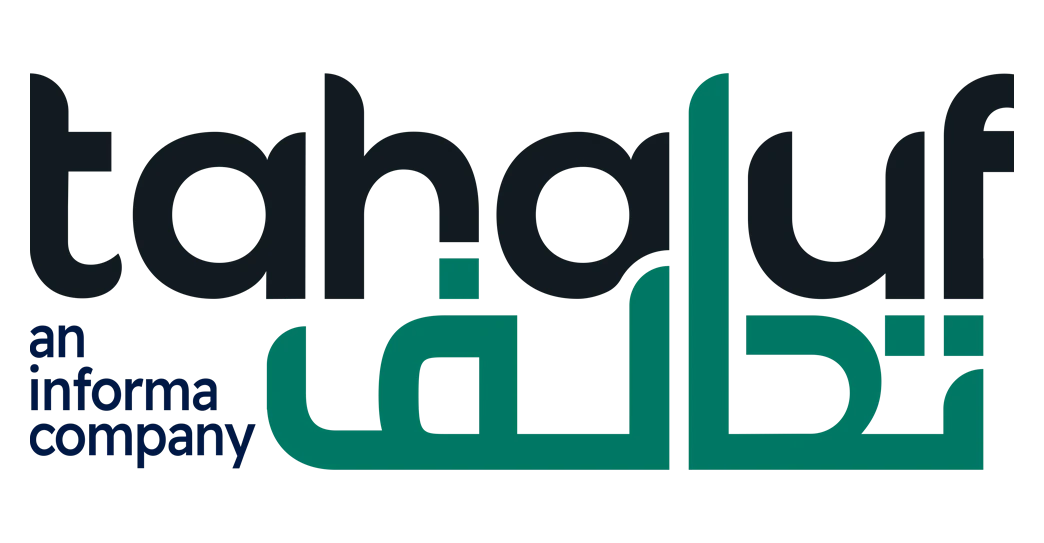 Tahaluf logo in Arabic and English, an Informa company delivering Informa Connect Academy training in Saudi Arabia