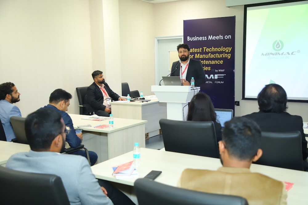 Classroom-style AV certification training session with attendees taking notes at PALM Expo