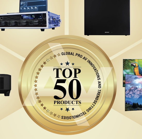 Golden letterhead design celebrating the Top 50 achievements