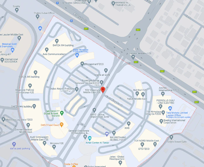 F&E LLC FZE Building 7 West, Block B, Office 3103, Dubai Airport Freezone Dubai PO Box 371391 United Arab Emirates