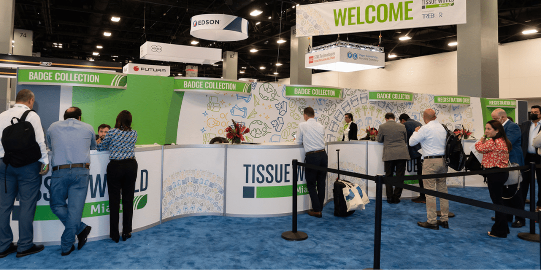 Visitors queuing at Tissue World