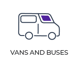 vans and buses
