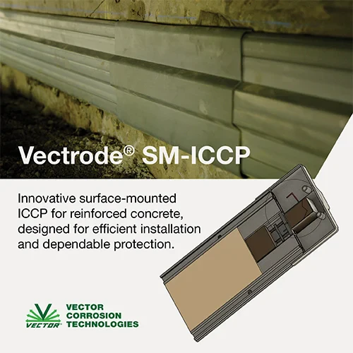Vectrode® Surface Mounted Impressed Current Cathodic Protection System