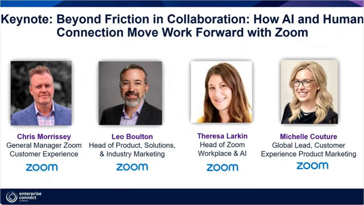 Beyond Friction in Collaboration: How AI and Human Connection Move Work Forward with Zoom