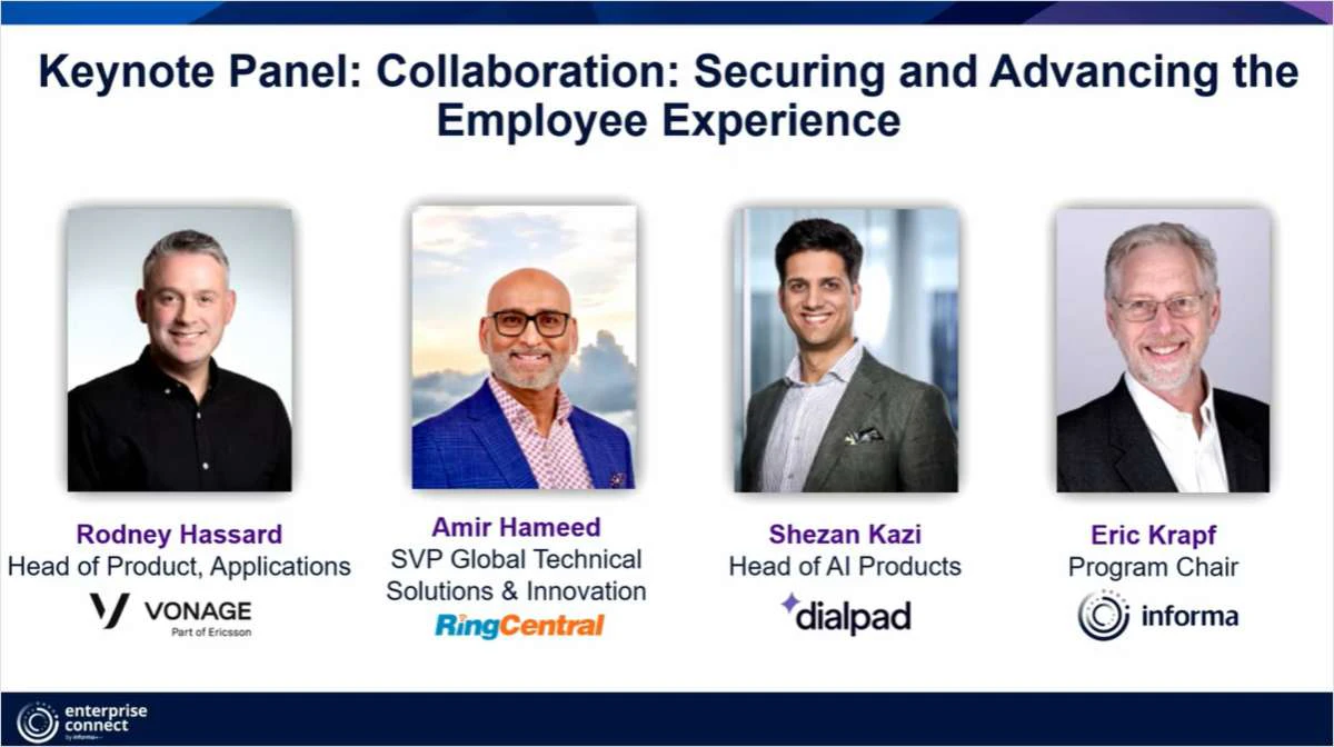 Keynote Panel - Collaboration: Securing and Advancing the Employee Experience