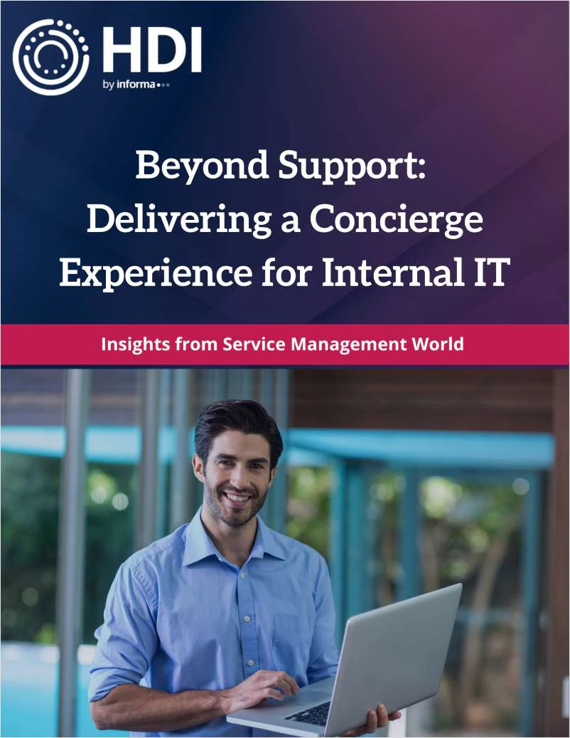 Beyond Support: Delivering a Concierge Experience for Internal IT