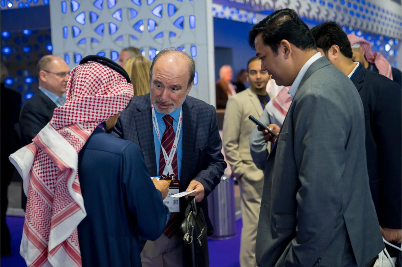 Networking event moments