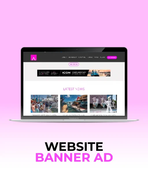 website banner ad