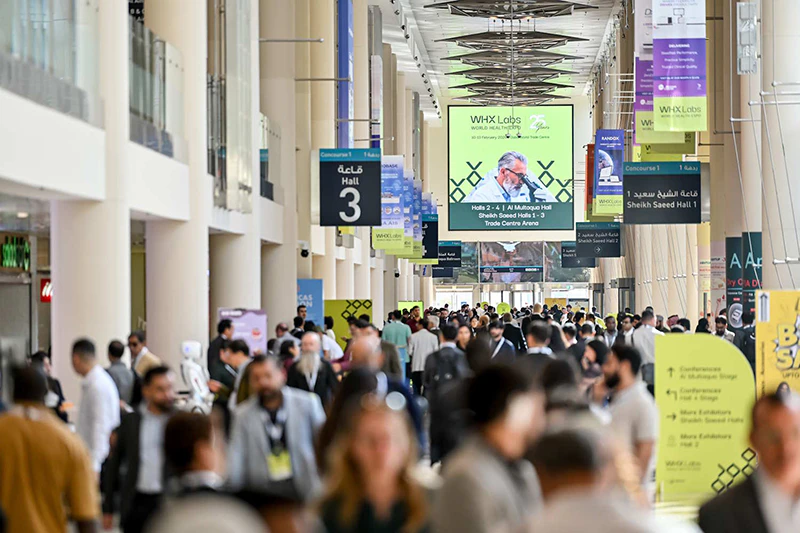 People exploring WHX Labs Dubai
