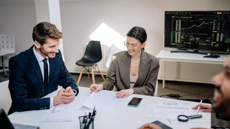 Business Executives at a Conference Table