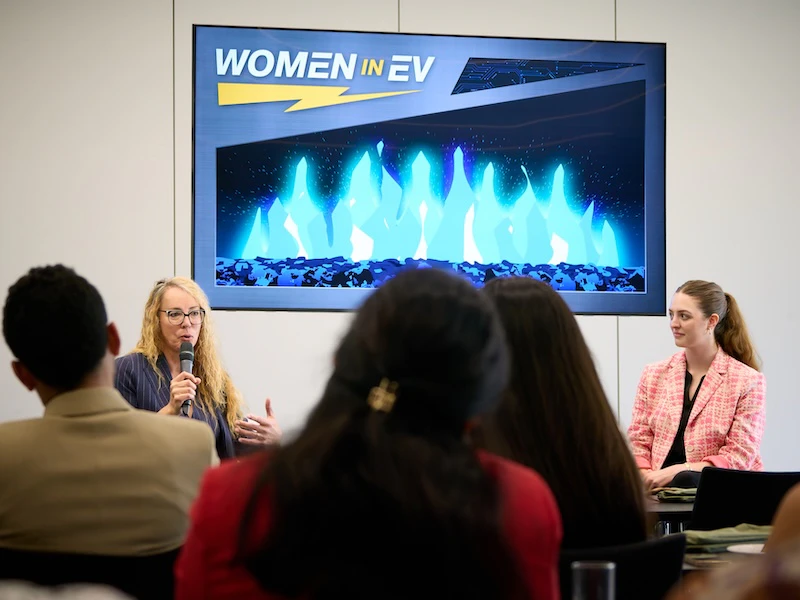 Women in EV talk at The Battery Show Europe