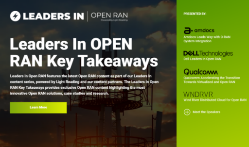 Leaders In Open RAN key Takeaways