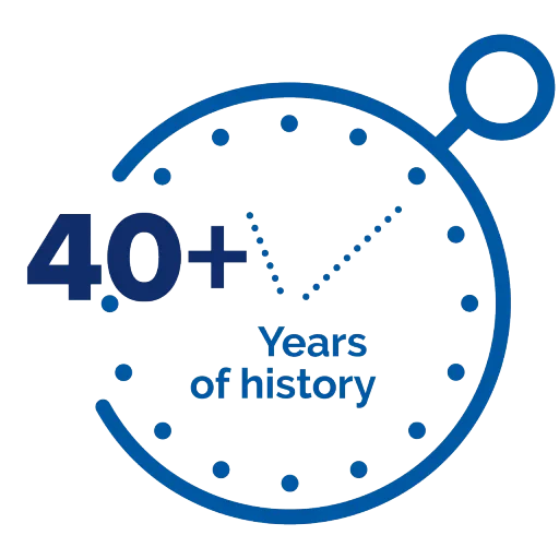 40+ Years of history